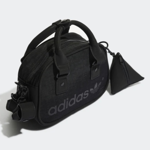 NEW Adidas Originals Black Mini Bowling Bag RARE - Picture 3 of 6